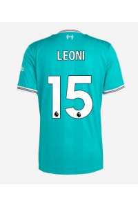 Liverpool Giovanni Leoni #15 Jalkapallovaatteet Kolmaspaita 2025-26 Lyhythihainen